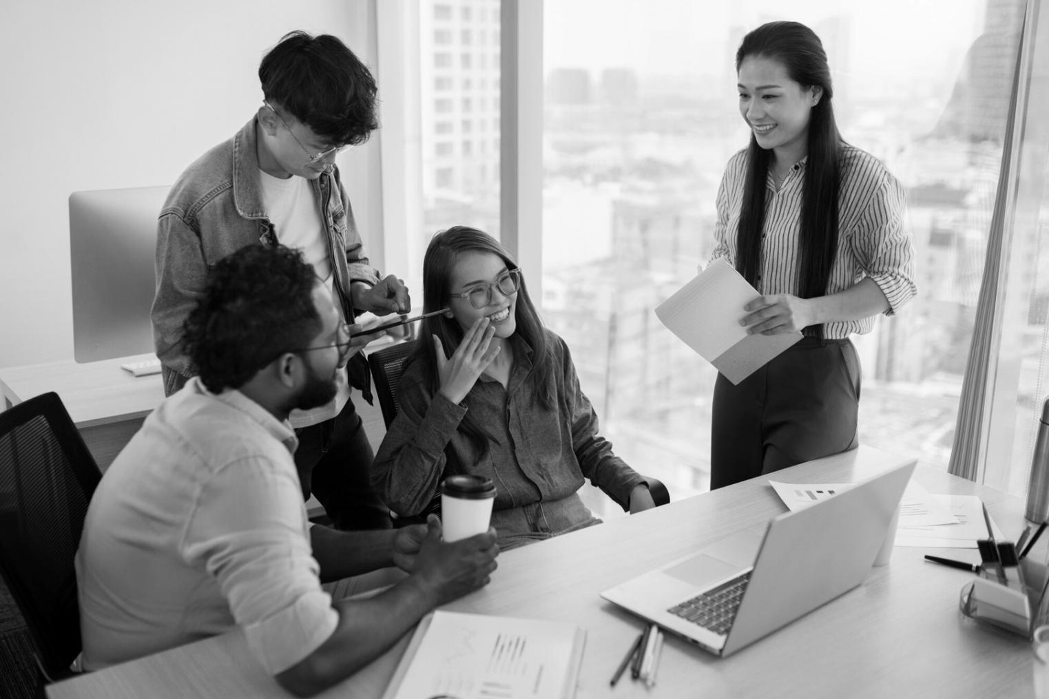 Professional workspace showing organized financial planning documents and budget analysis tools